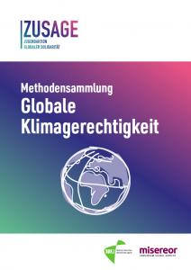 Titelseite Methodensammlung Globale Klimagerechtigkeit