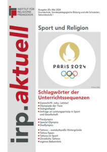 Coverseite des Heftes irp.aktuell "Sport und Religion"