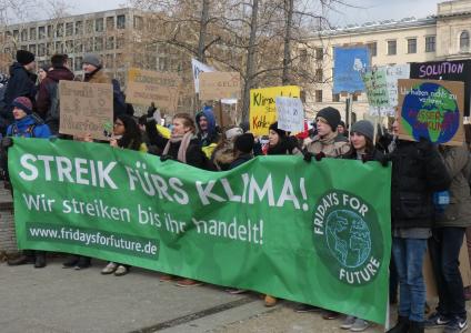 Fridays for Future Demonstration am 25.01.2019 in Berlin. Quelle: wikipedia.org